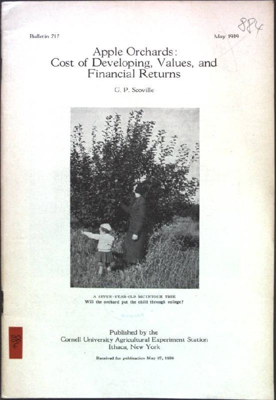 Apple Orchards: Cost of Developing, Values, and Financial Returns