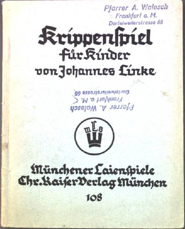 Krippenspiel für Kinder-