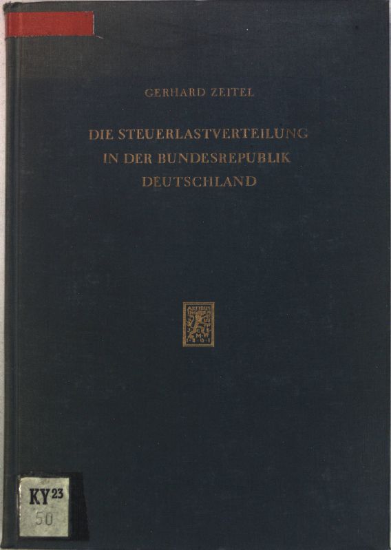 Die Steuerlastverteilung in der Bundesrepublik Deutschland