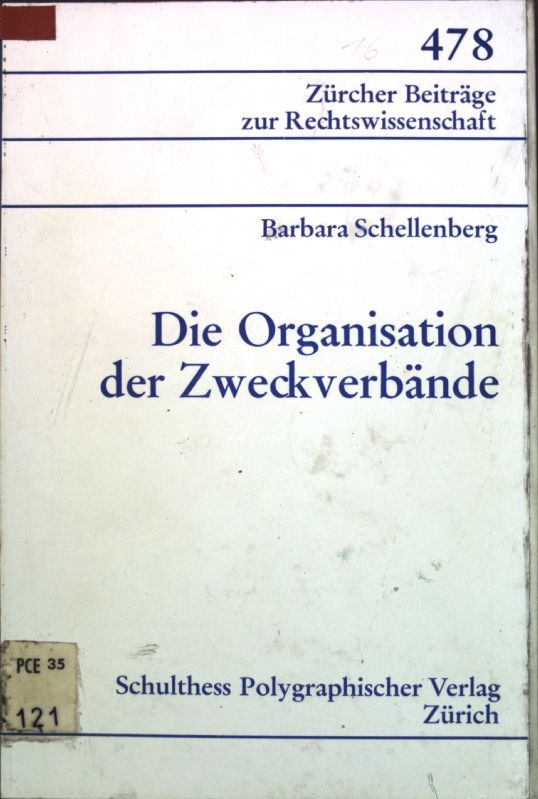 Die Organisation der Zweckverbände