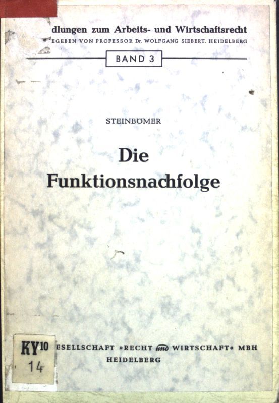 Die Funktionsnachfolge-
