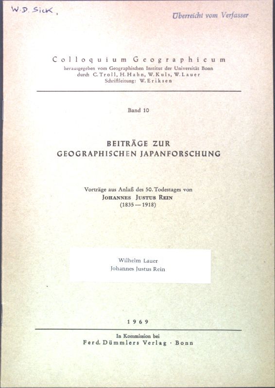 Johannes Justus Rein