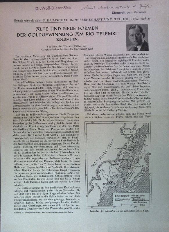 Alte und neue Formen der Goldgewinnung am Rio Telembi