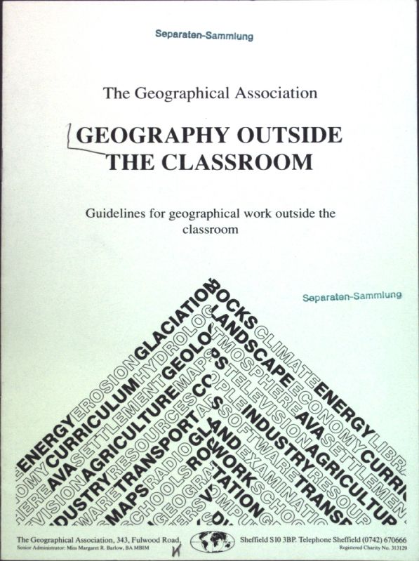 Geography outside the Classroom: Guidelines for geographical work outside the classroom