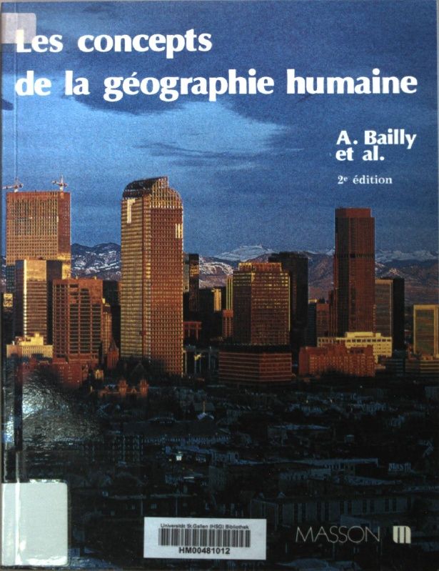 Les concepts de la géographie humaine