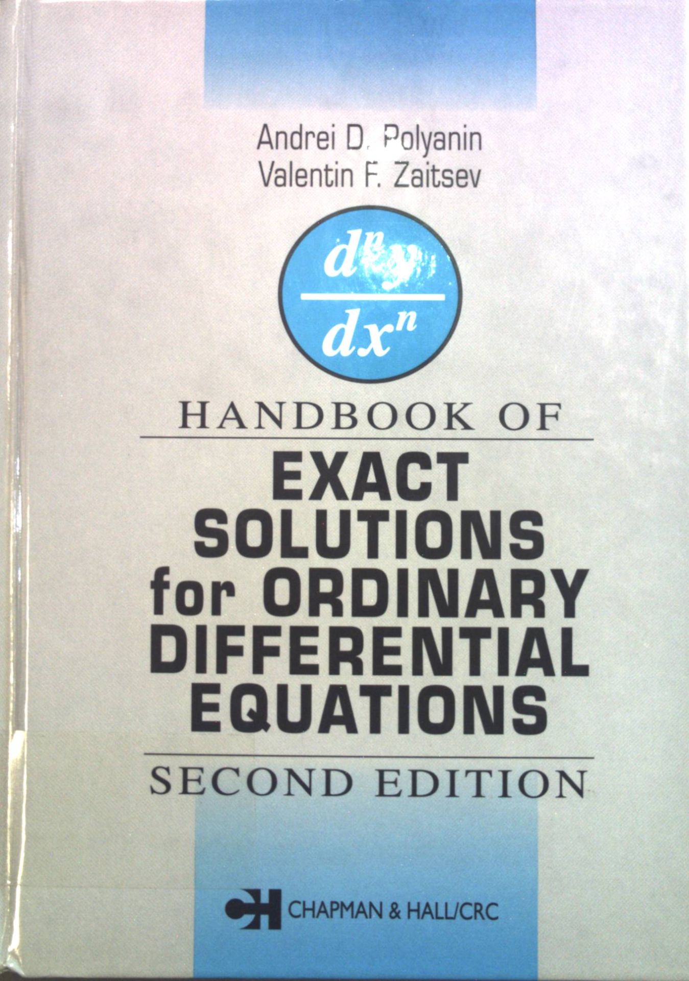 Handbook of Exact Solutions for Ordinary Differential Equations
