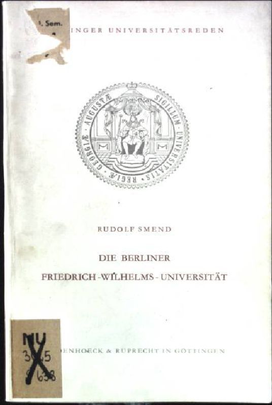 Die Berliner Friedrich-Wilhelms-Universität