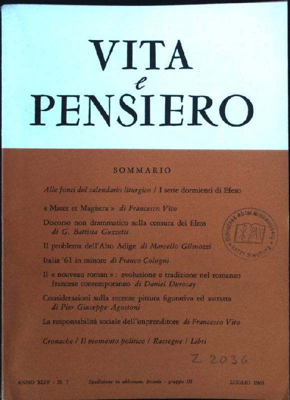 Discorso non drammatico sulla censura dei films