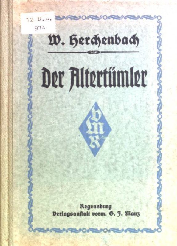 Der Altertümler - Erzählung für Volk und Jugend