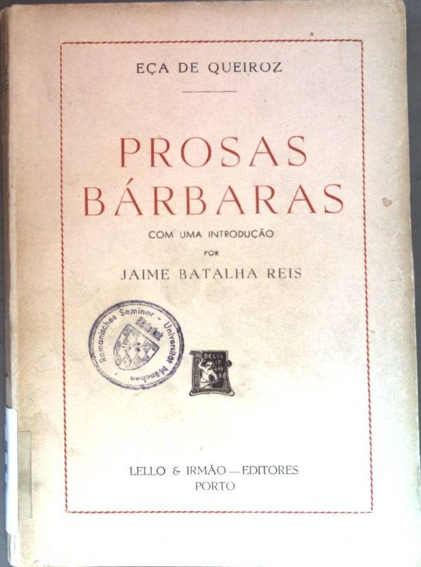 Prosas bárbaras