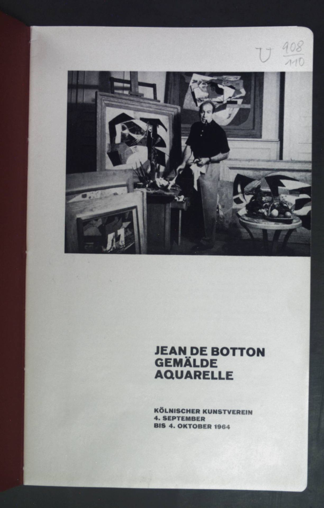 Gemälde - Aquarelle: Kölnischer Kunstverein 4. September bis 4. Oktober 1964