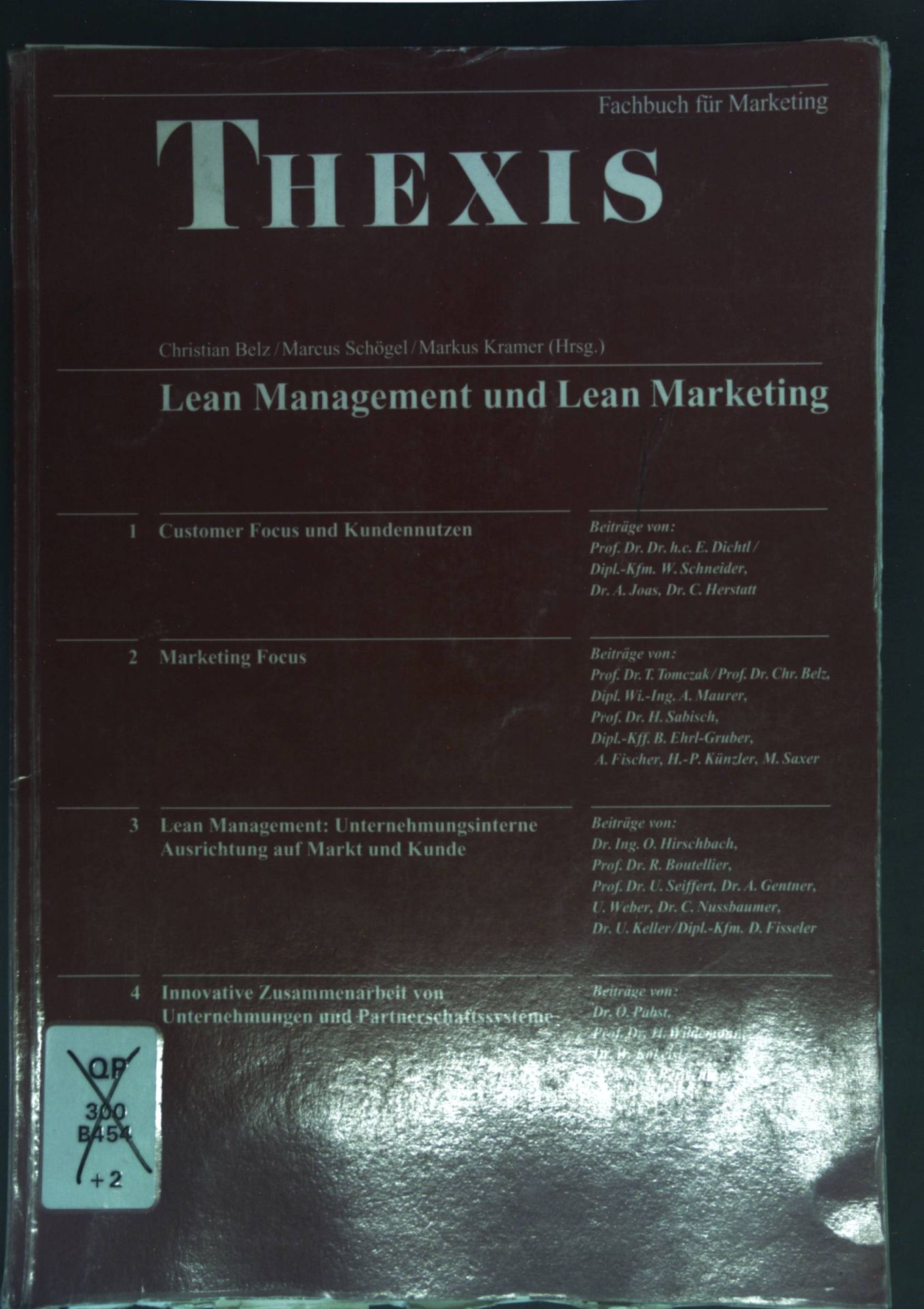 Lean-Management und Lean-Marketing