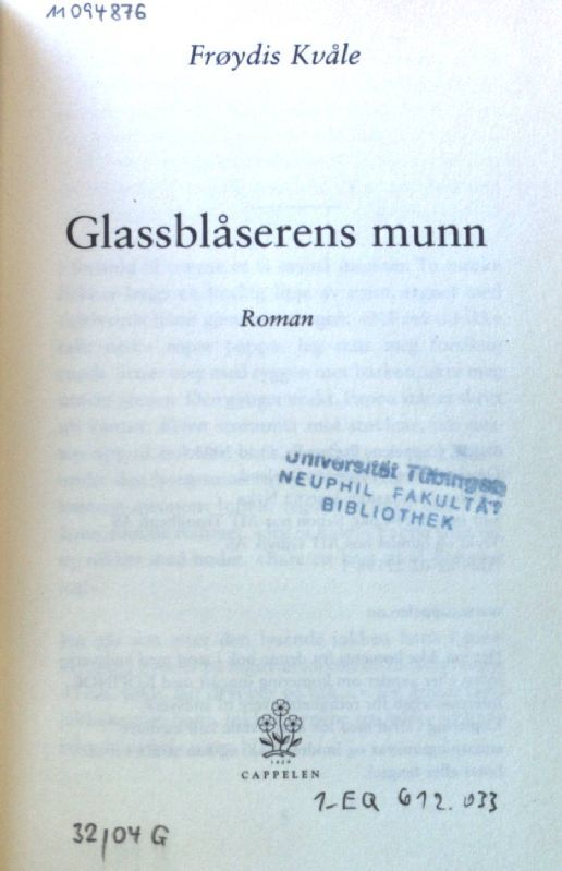 Glassblåserens munn