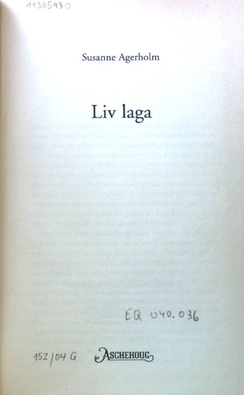 Liv laga