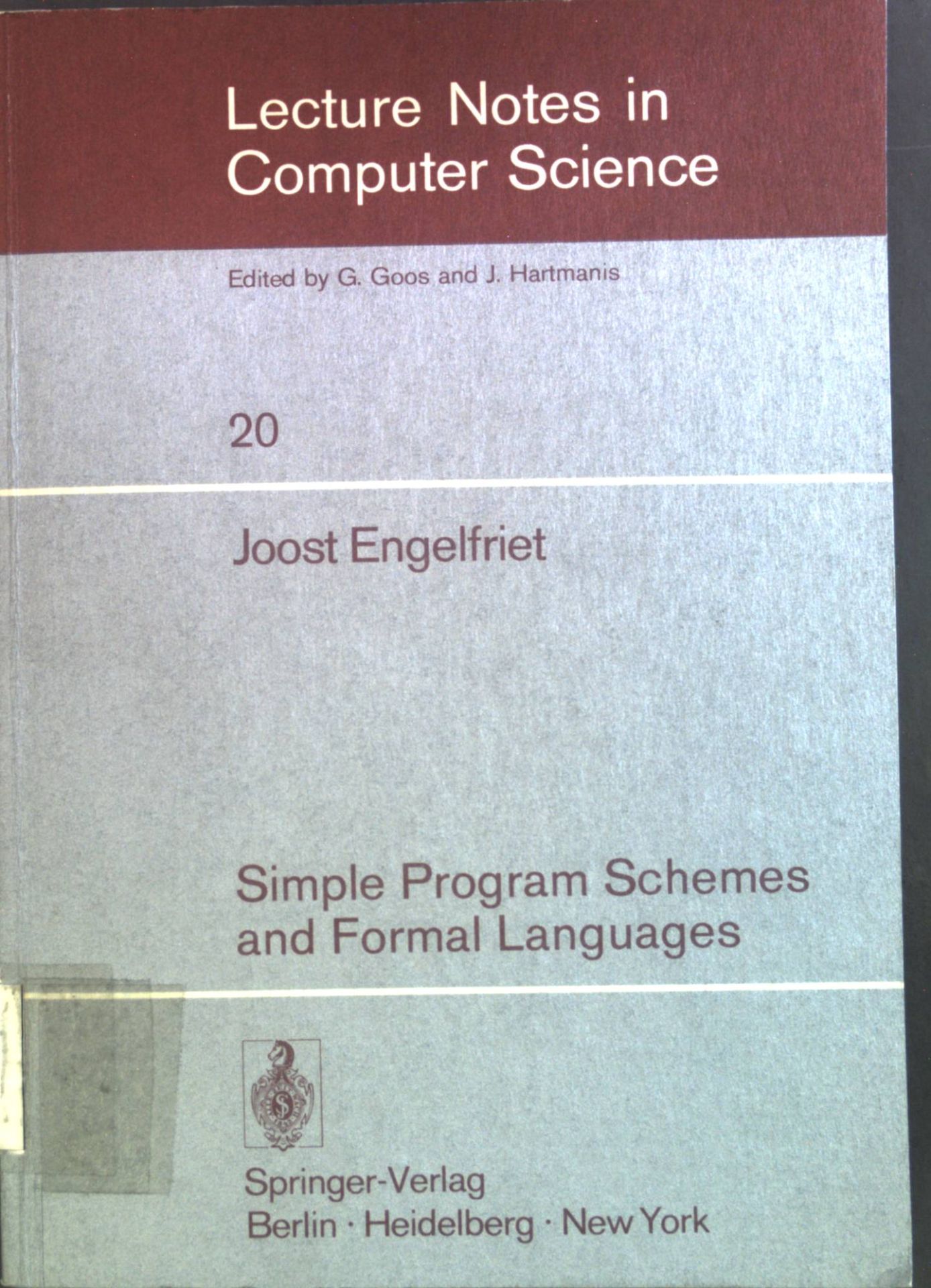 Simple program schemes and formal languages