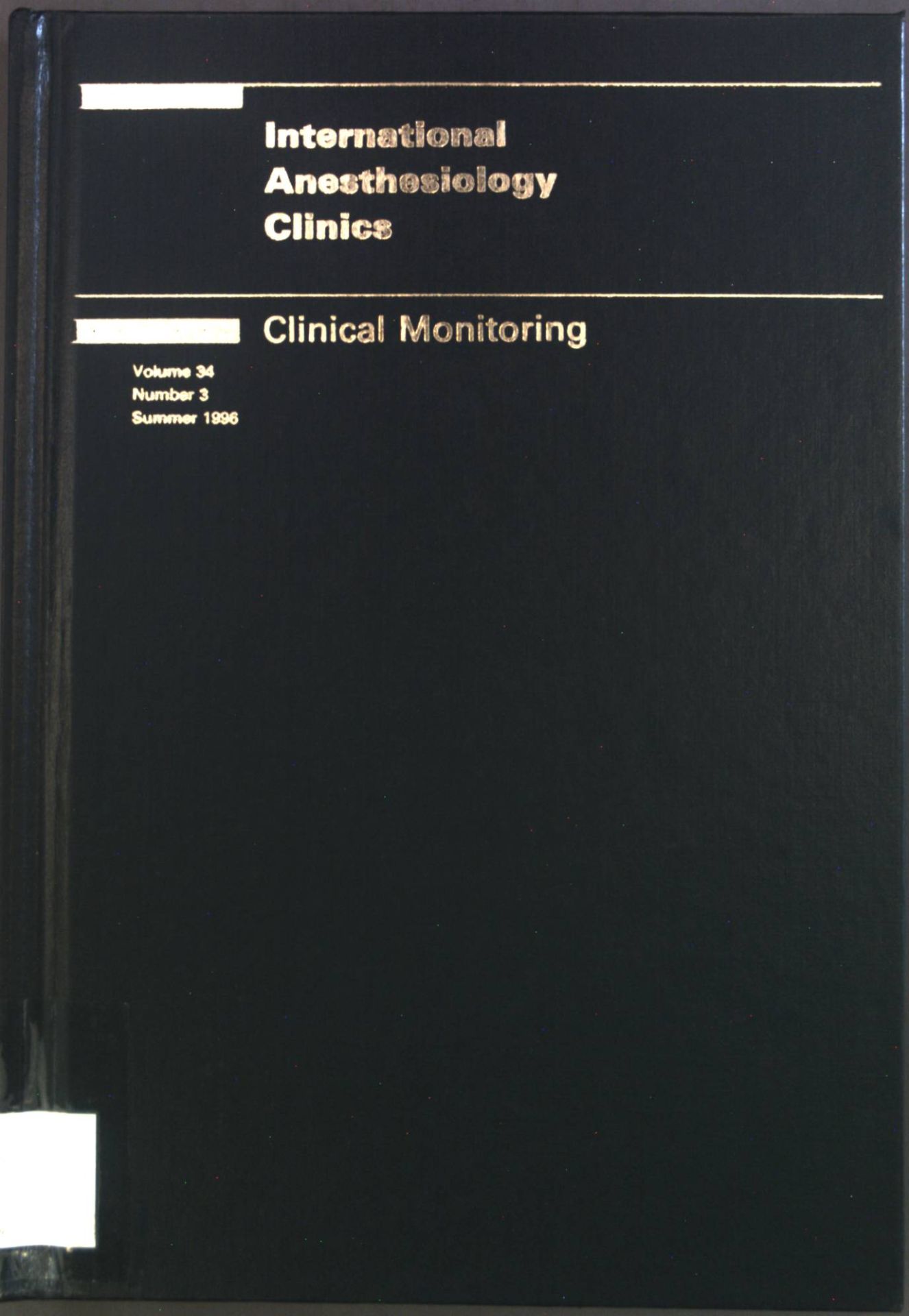 Clinical Monitoring