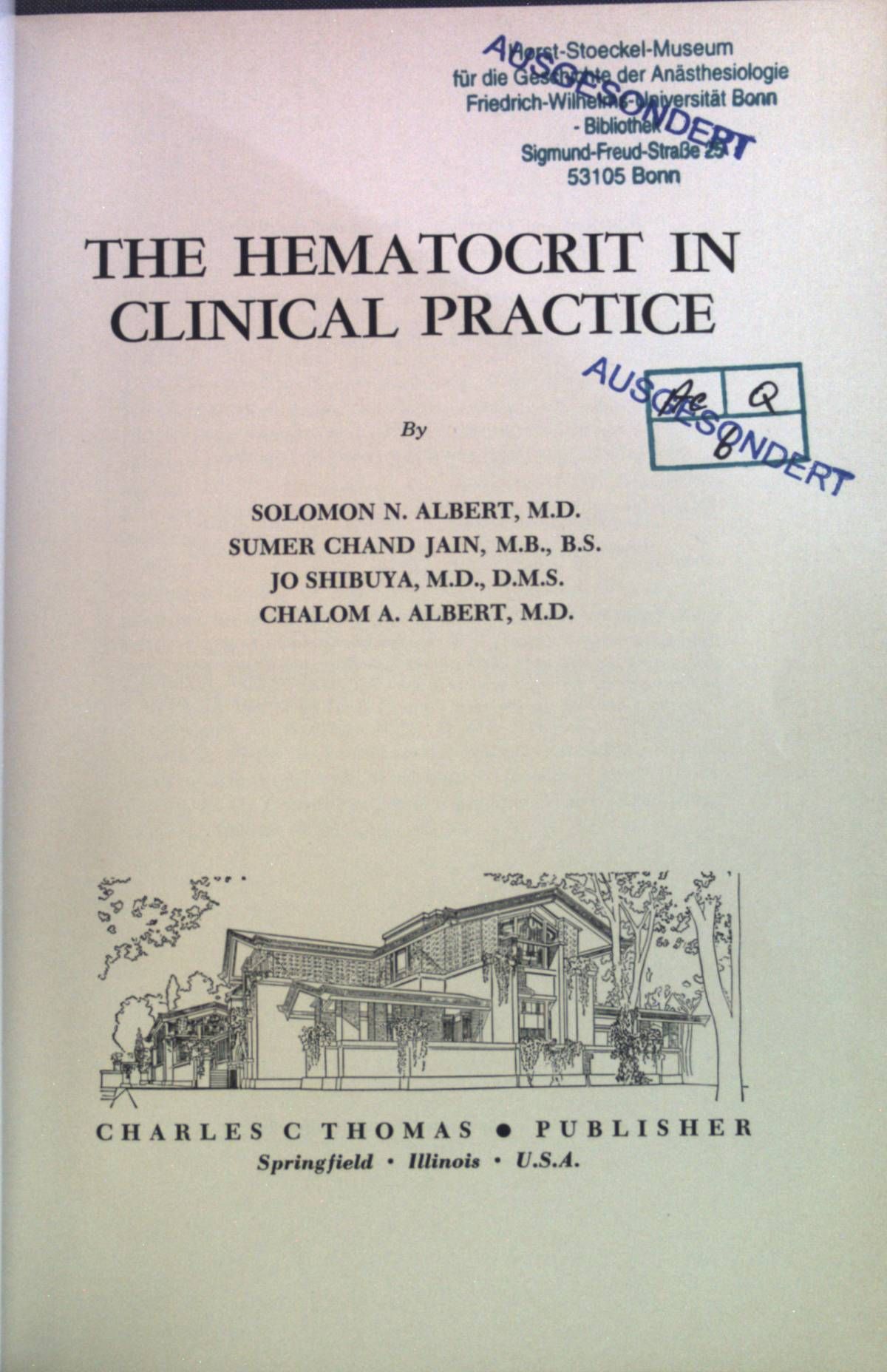 The Hematocrit in Clinical Practice