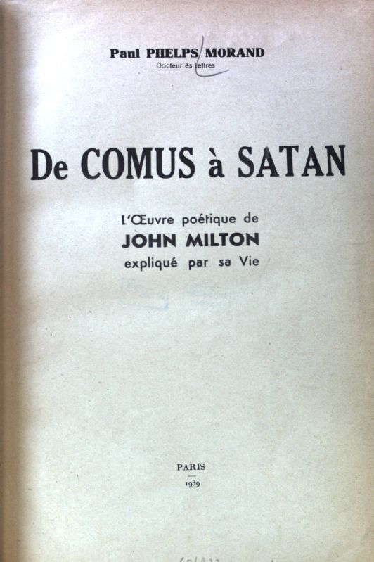 De comus à Satan