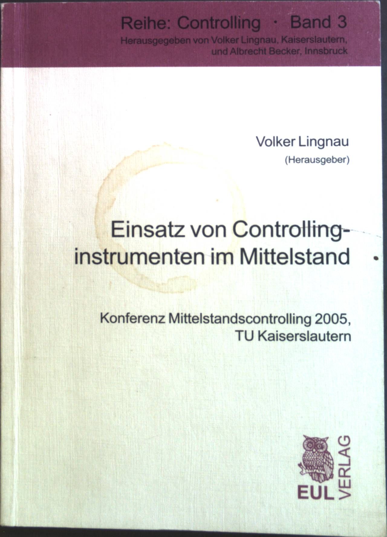 Einsatz von Controllinginstrumenten im Mittelstand