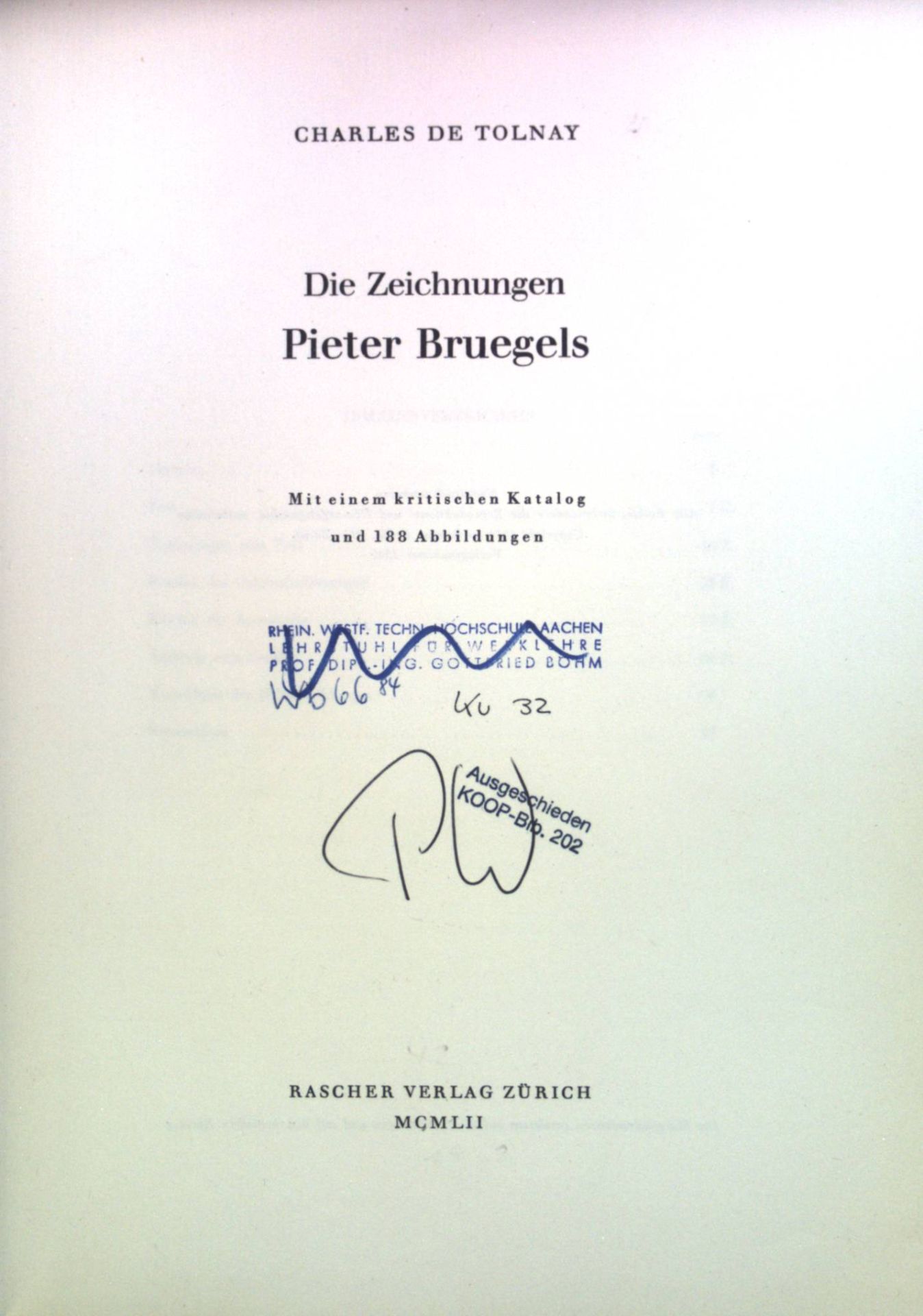 Die Zeichnungen Pieter Bruegels
