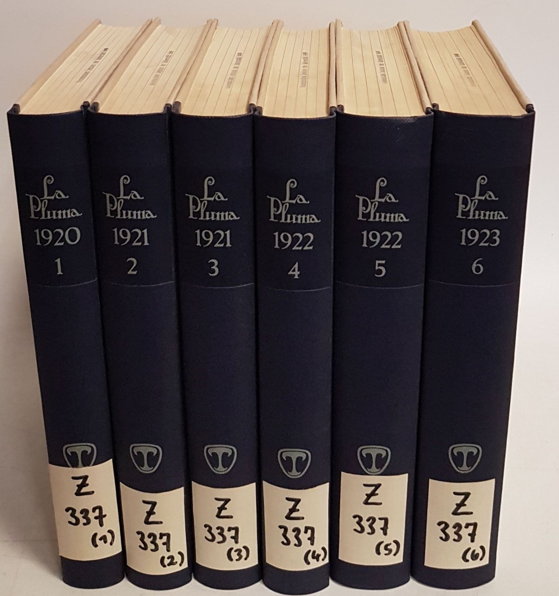 La Pluma. Revista Literaria (6 vols.cpl./ 6 Bände KOMPLETT) - Nos. 1 - 37: 1920 - 1923