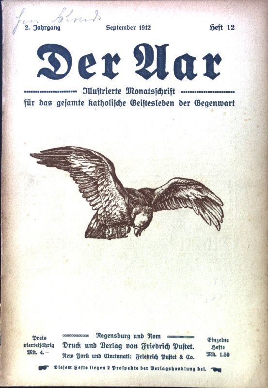 Erwachen. - Feinde. - in: der Aar