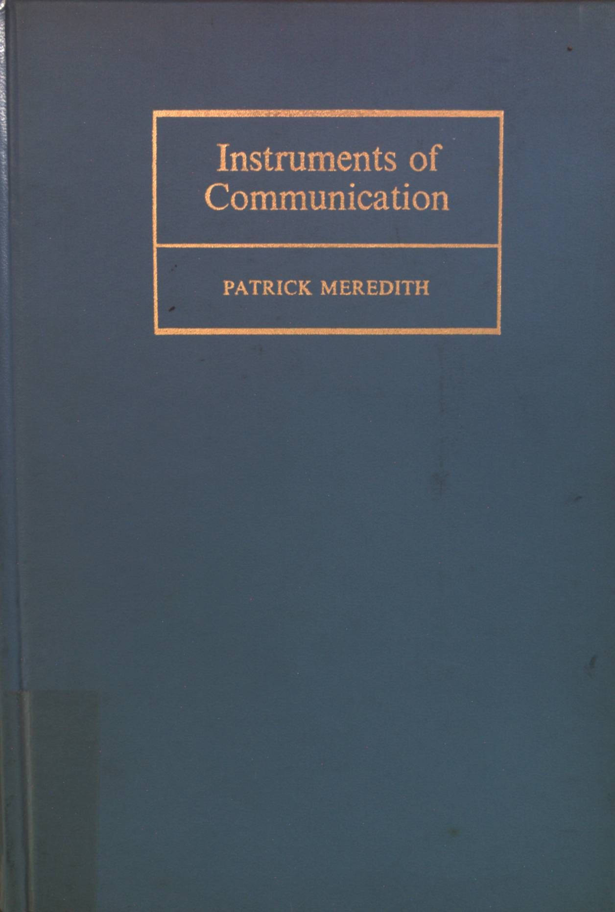 Instruments of Communication: An Essay on Scientific Writing