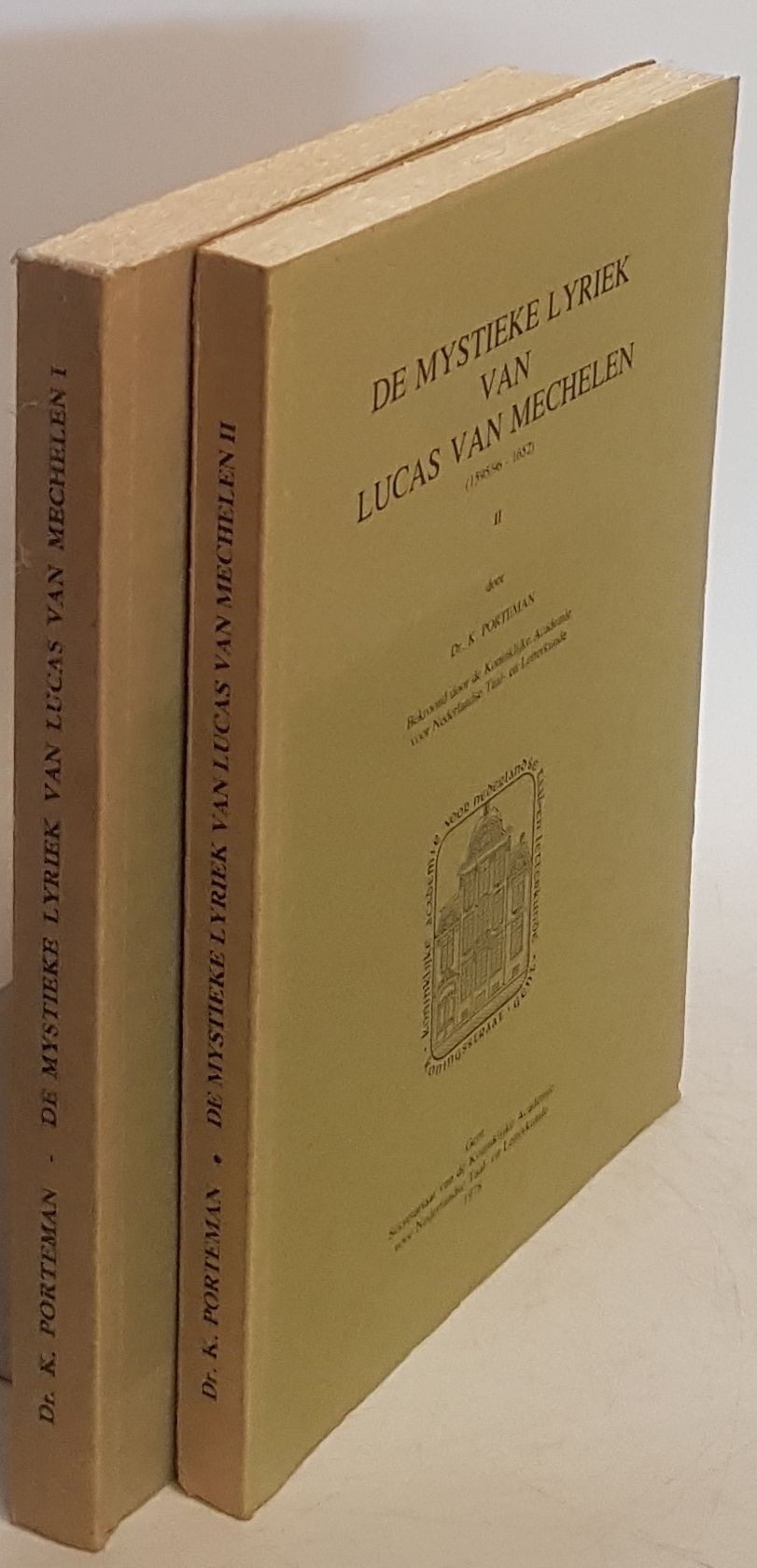 De mystieke lyriek van Lucas van Mechelen (1595/96 - 1652) (2 delen/ 2 Bände KOMPLETT)