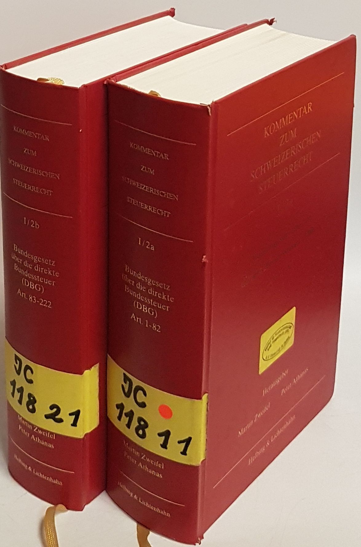 Kommentar zum schweizerischen Steuerrecht: TEIL I/2a und 2b: Bundesgesetz über die direkte Bundessteuer (DBG) Art. 1 - 222 (2 Bände KOMPLETT)