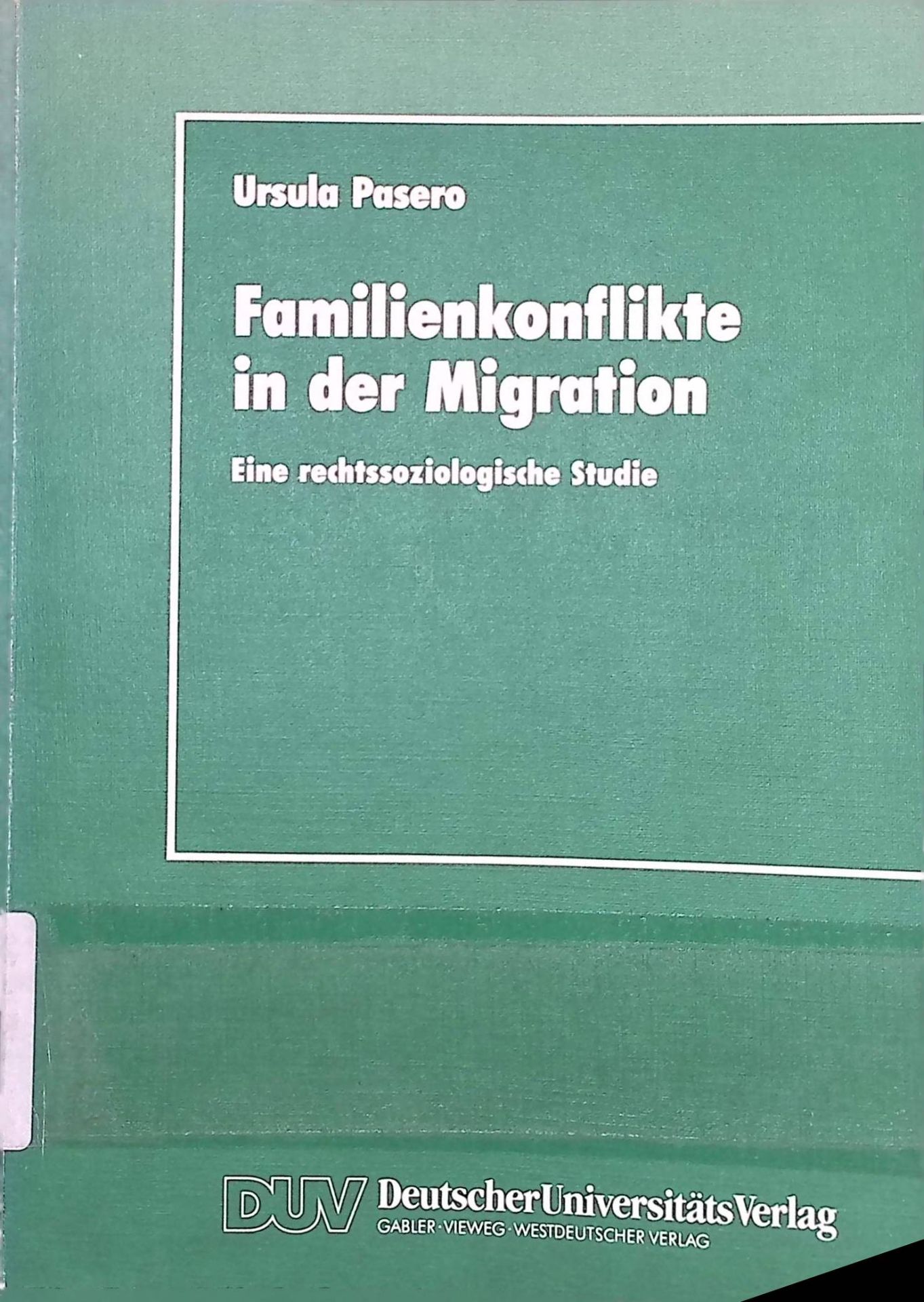 Familienkonflikte in der Migration : Eine rechtssoziologische Studie anhand von Gerichtsakten