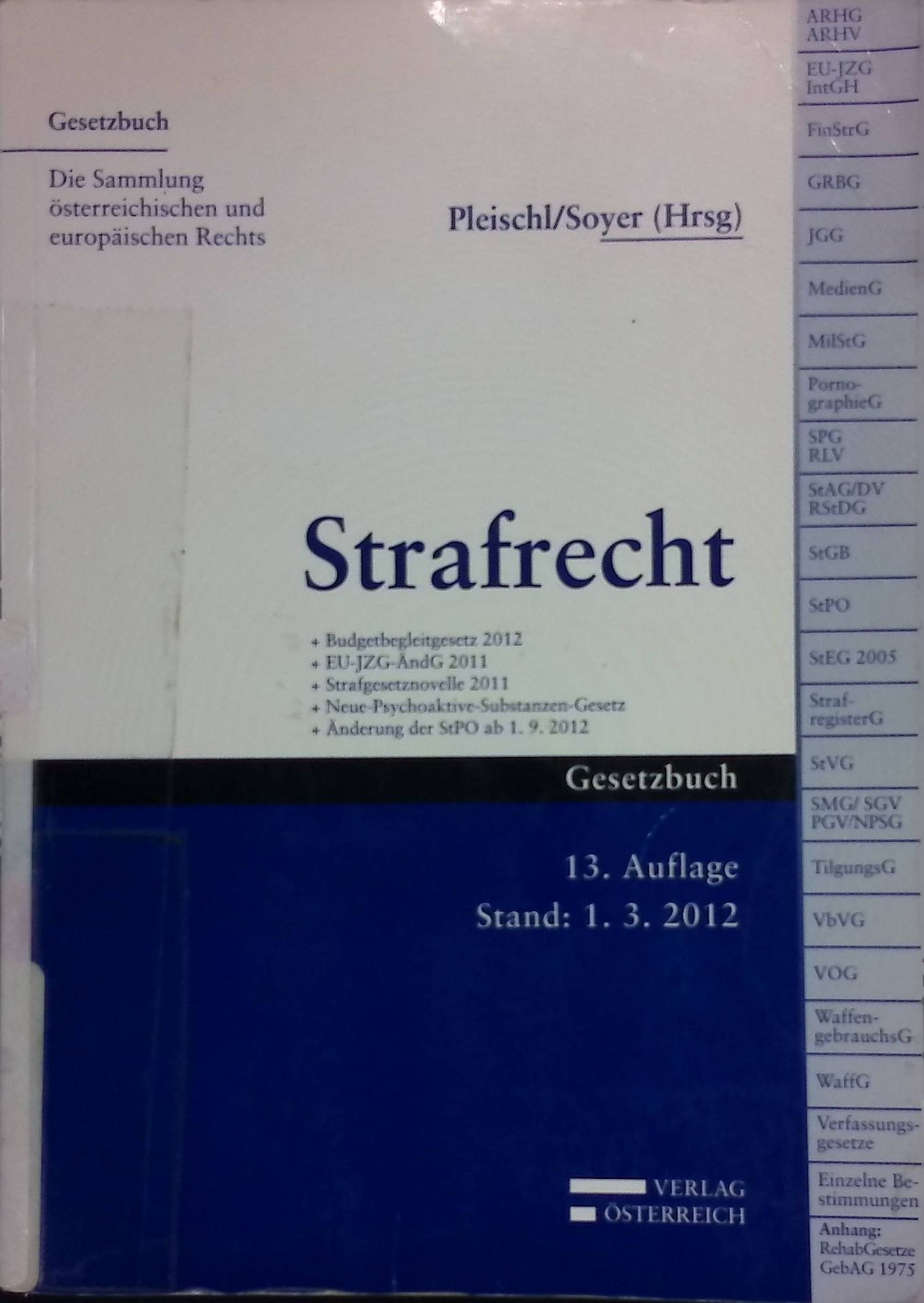Strafrecht. Stand 1.3.2012