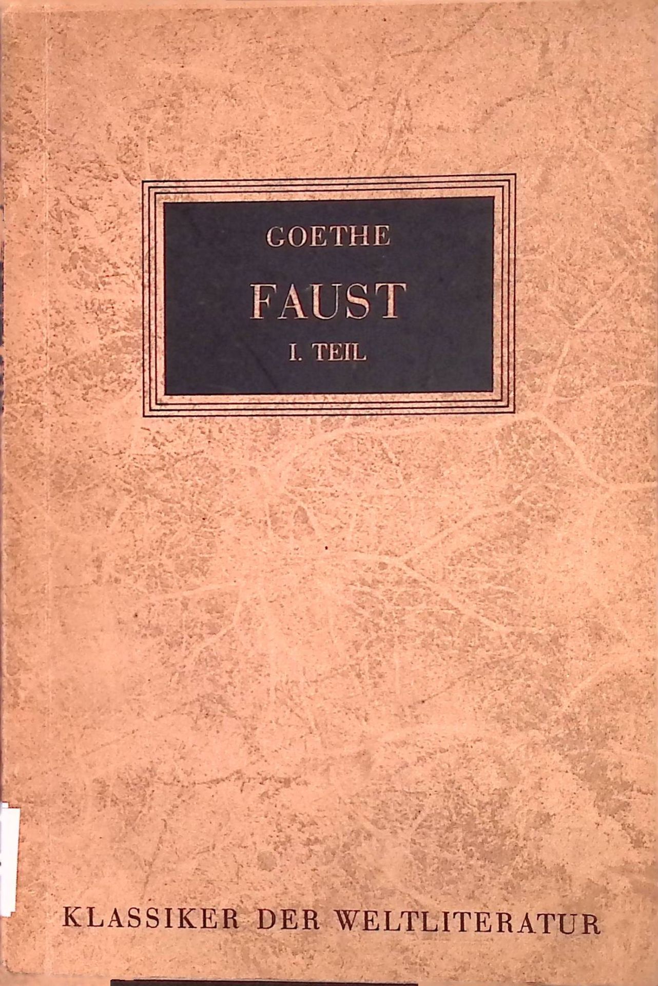 Faust : Tragödie erster Teil