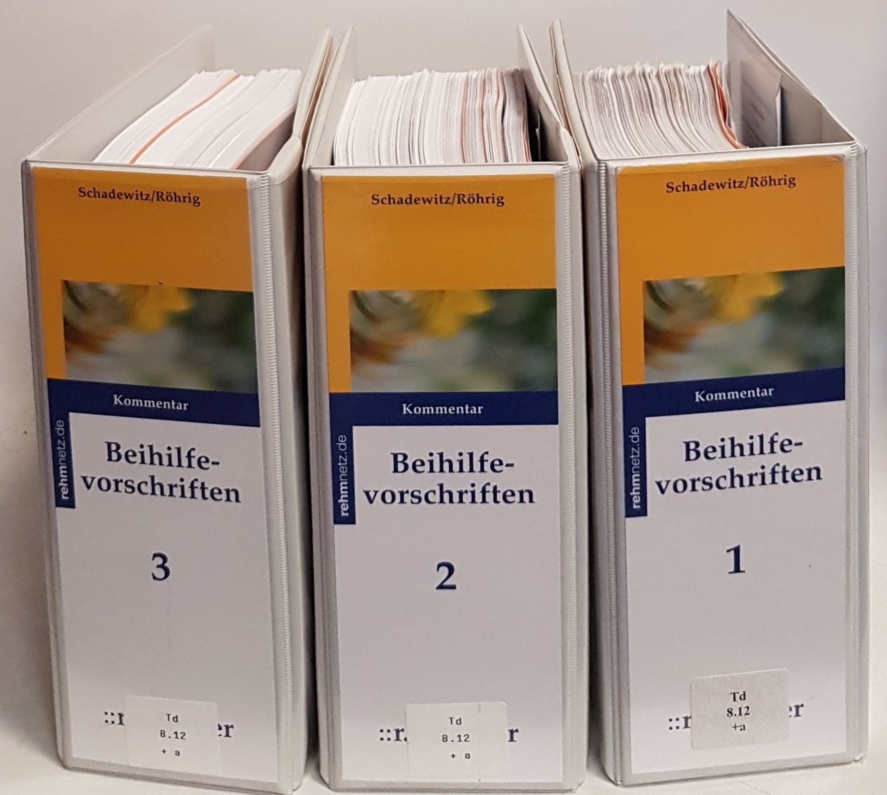 Beihilfevorschriften: Kommentar (3 Ordner KOMPLETT) - Grundwerk bis 129. Aktualisierung: Stand: Juni 2017