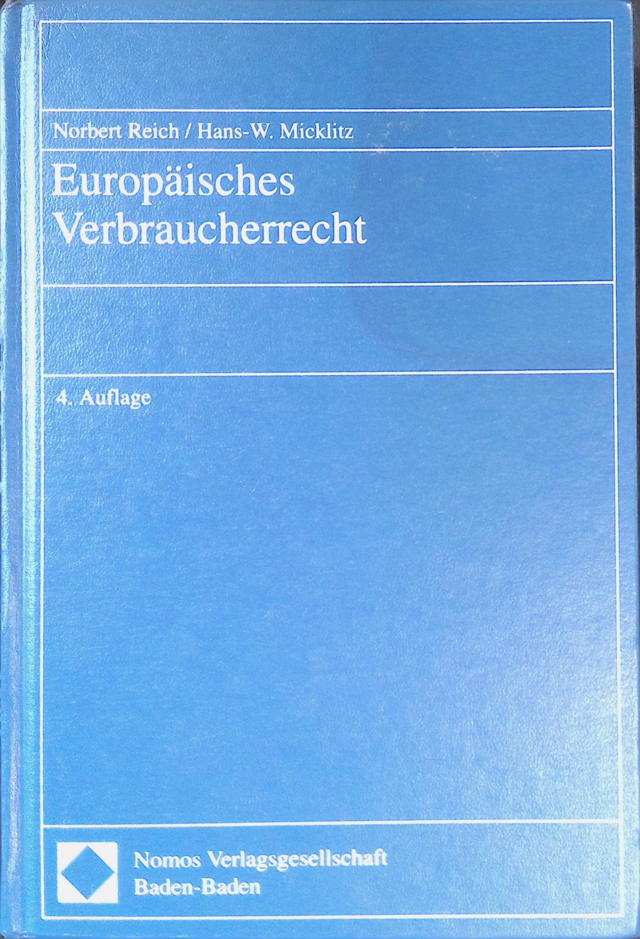 Europäisches Verbraucherrecht