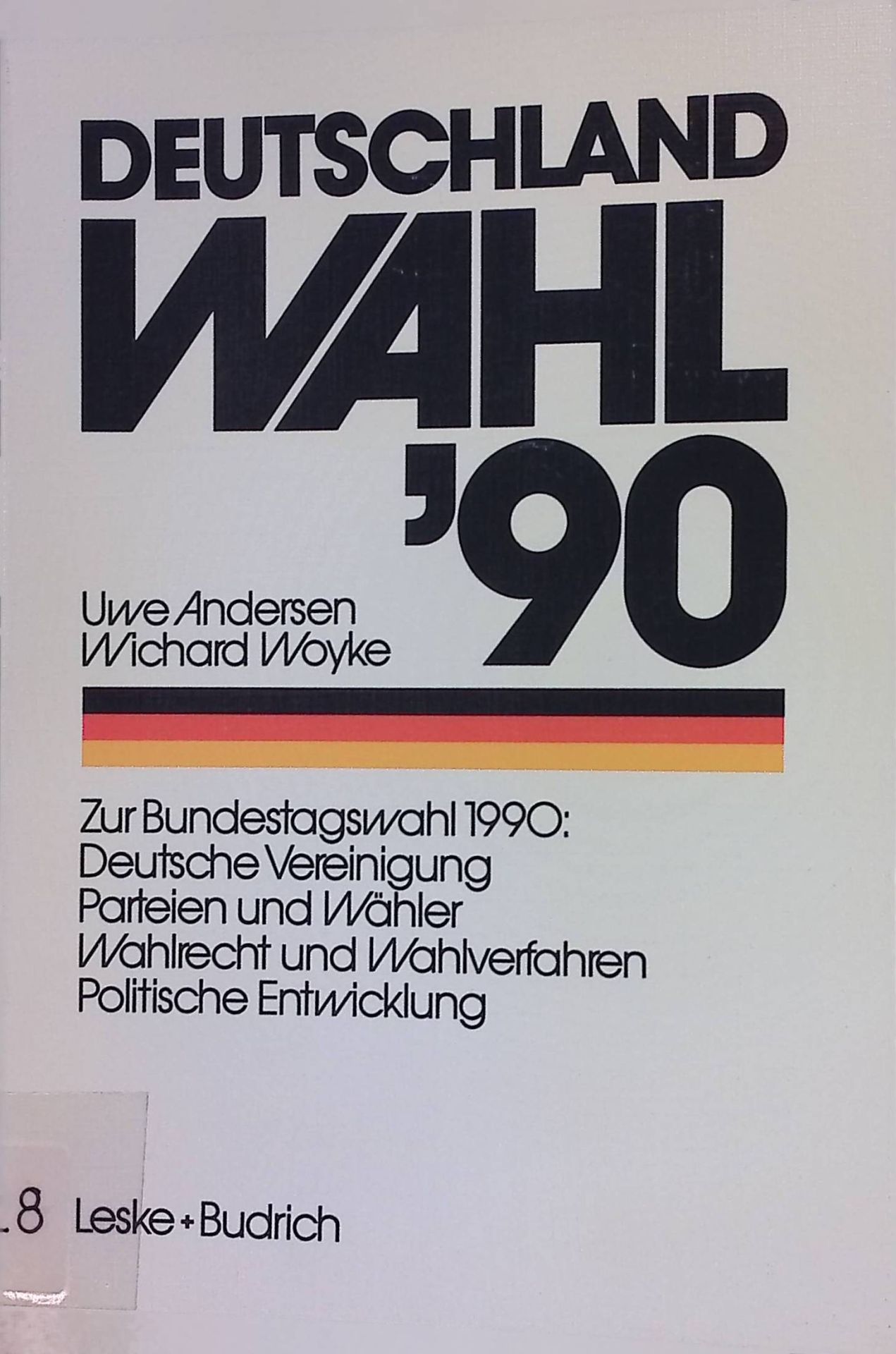 Deutschland Wahl '90