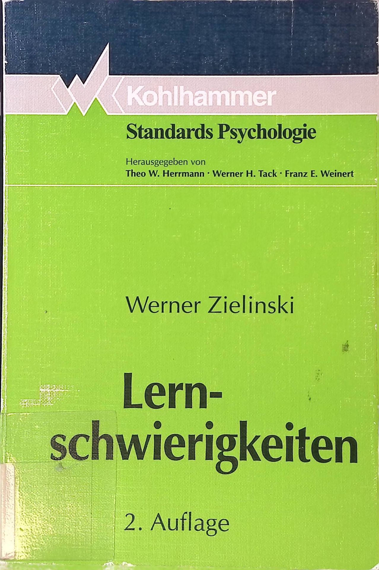Lernschwierigkeiten : Ursachen - Diagnostik - Intervention