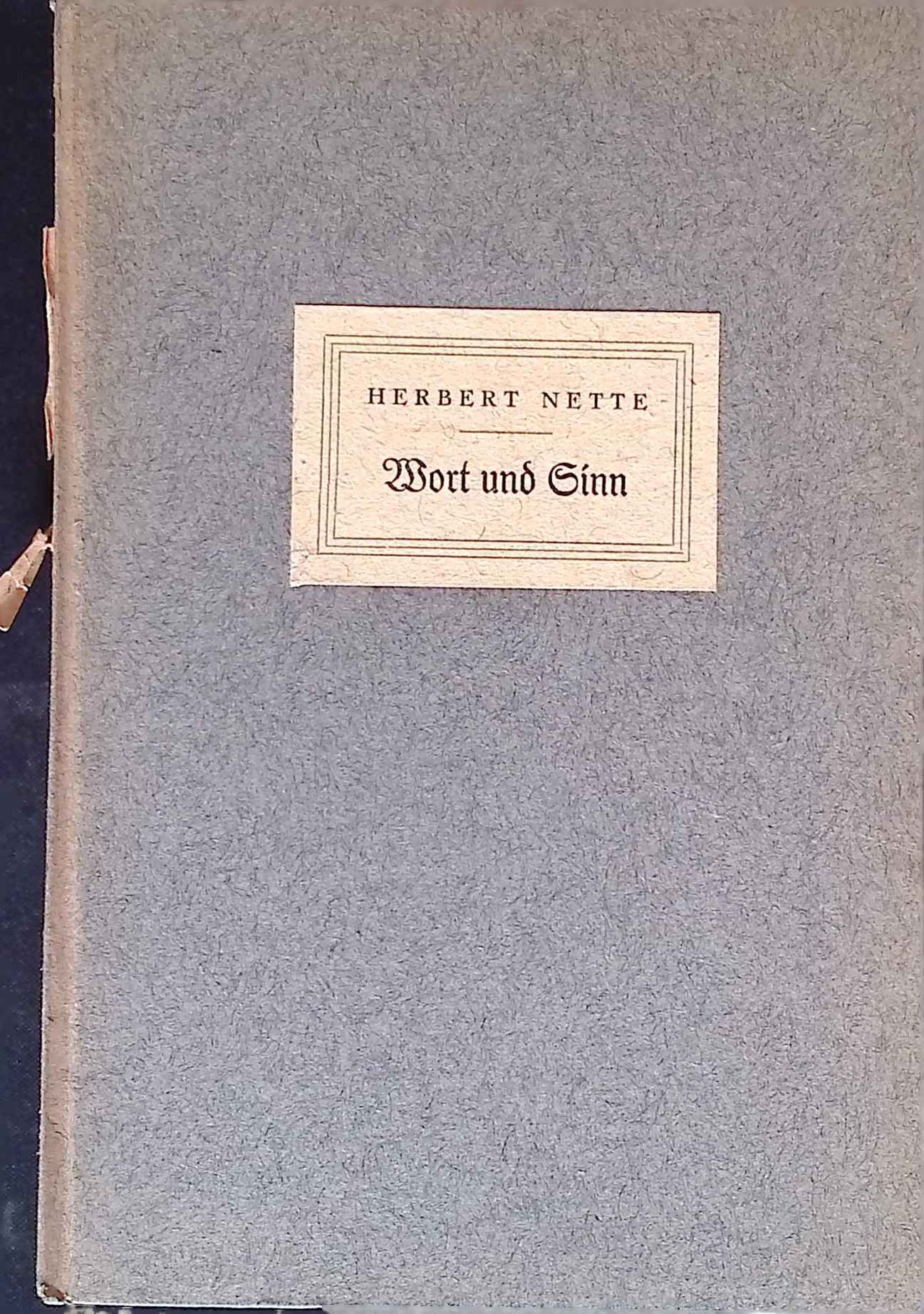 Wort und Sinn: Von den Elementen der Sprache
