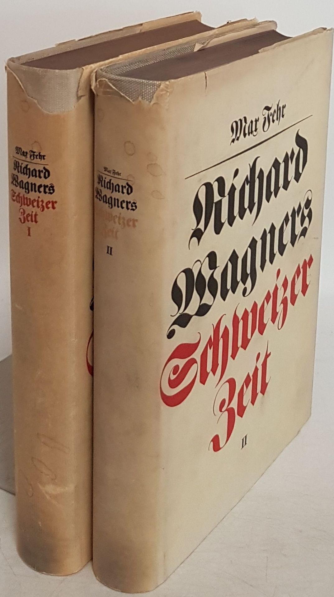 Richard Wagners Schweizer Zeit (2 Bände KOMPLETT) - Bd.1: 1849-55/ Bd.2: 1855 bis 1872, 1883