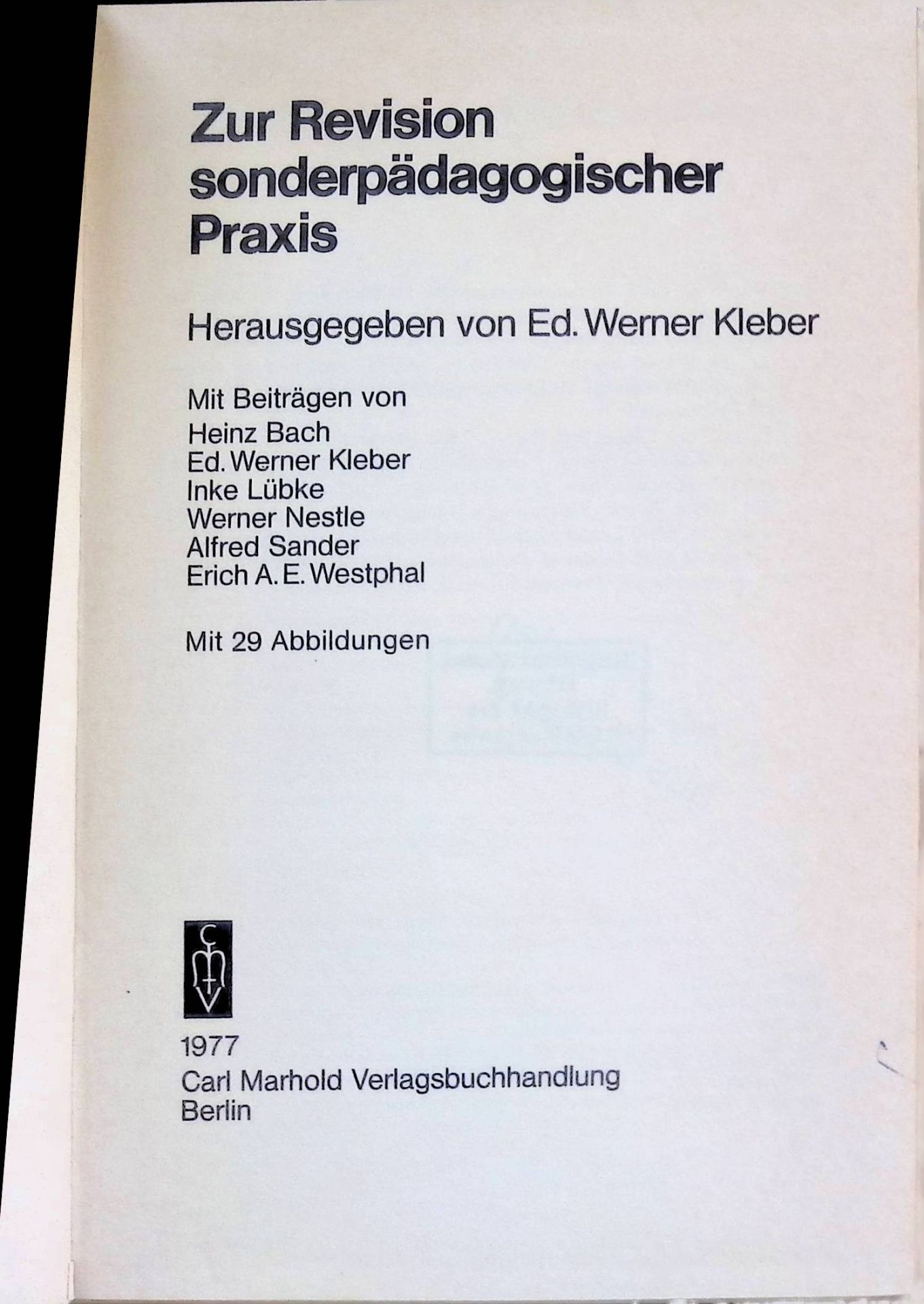 Zur Revision sonderpädagogischer Praxis