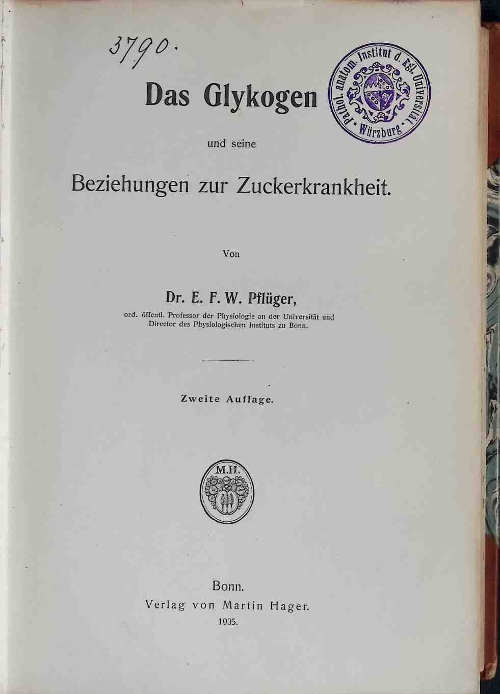 Das Glykogen und seine Beziehungen zur Zuckerkrankheit