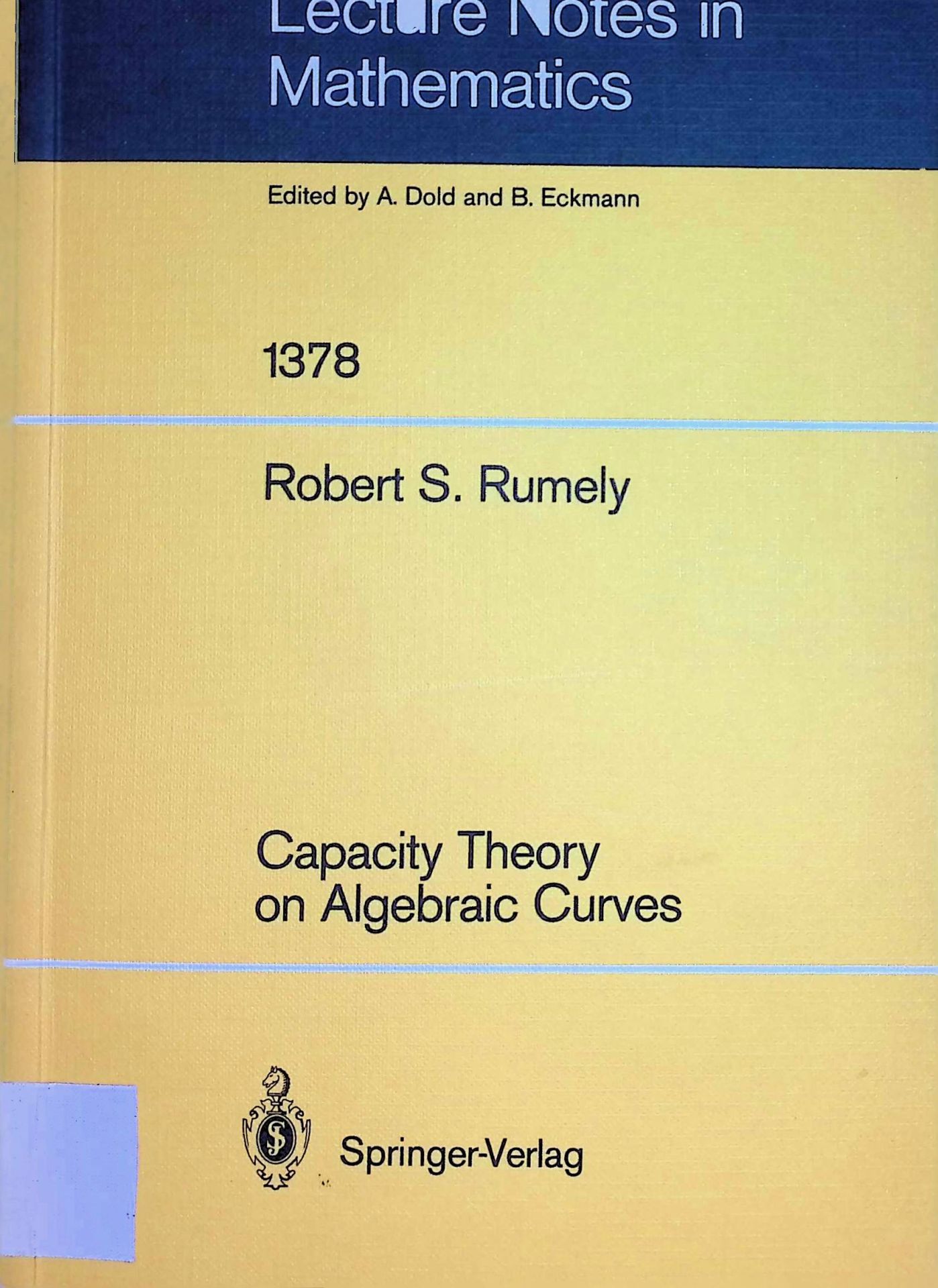 Capacity Theory on Algebraic Curves