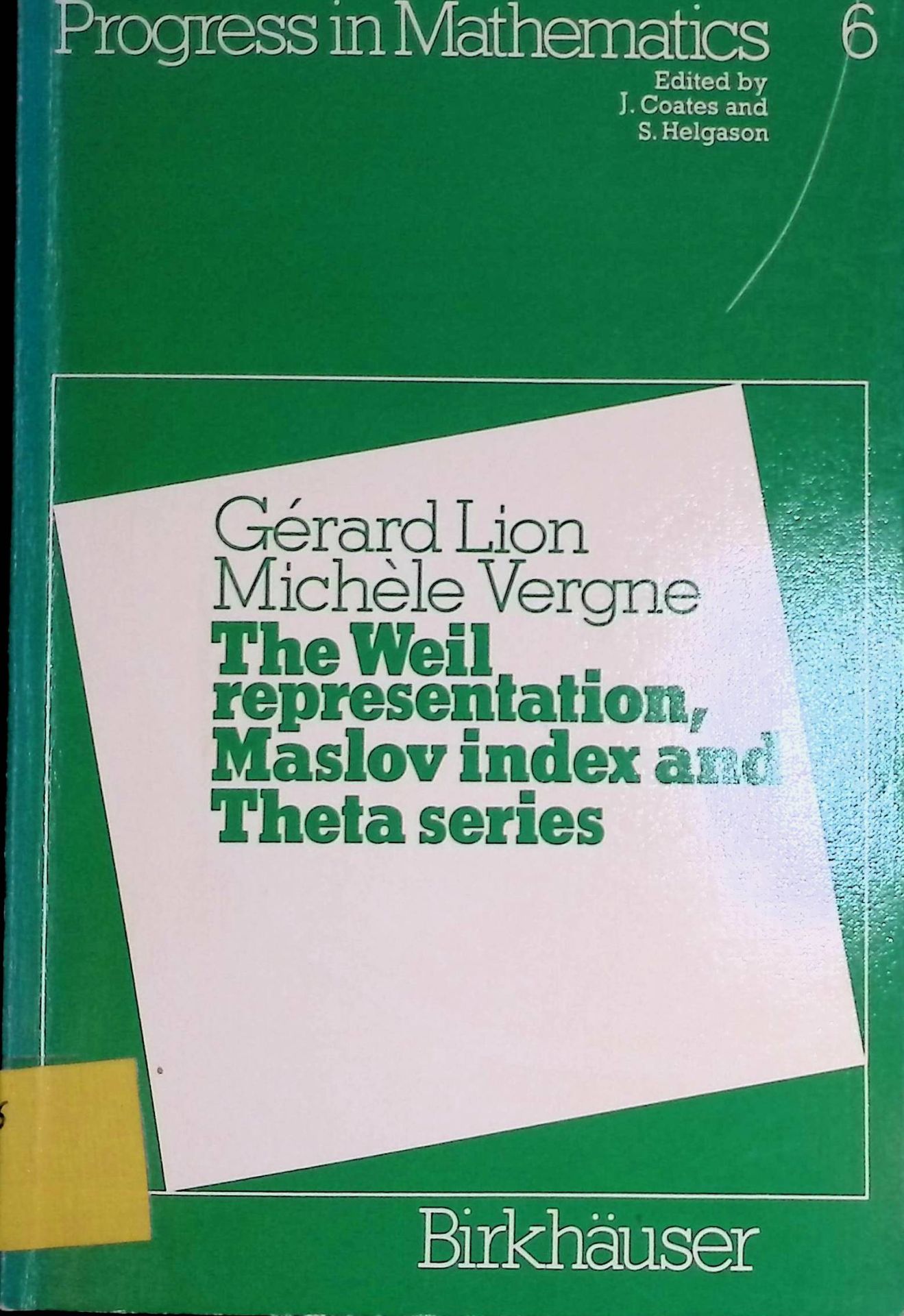 The Weil representation Maslov index and Theta series