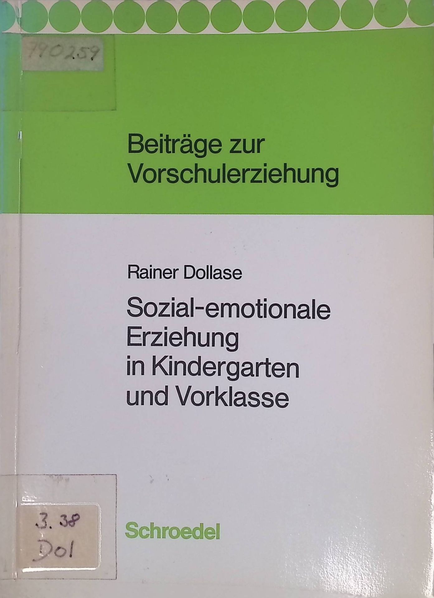 Sozial-emotionale Erziehung in Kindergarten und Vorklasse