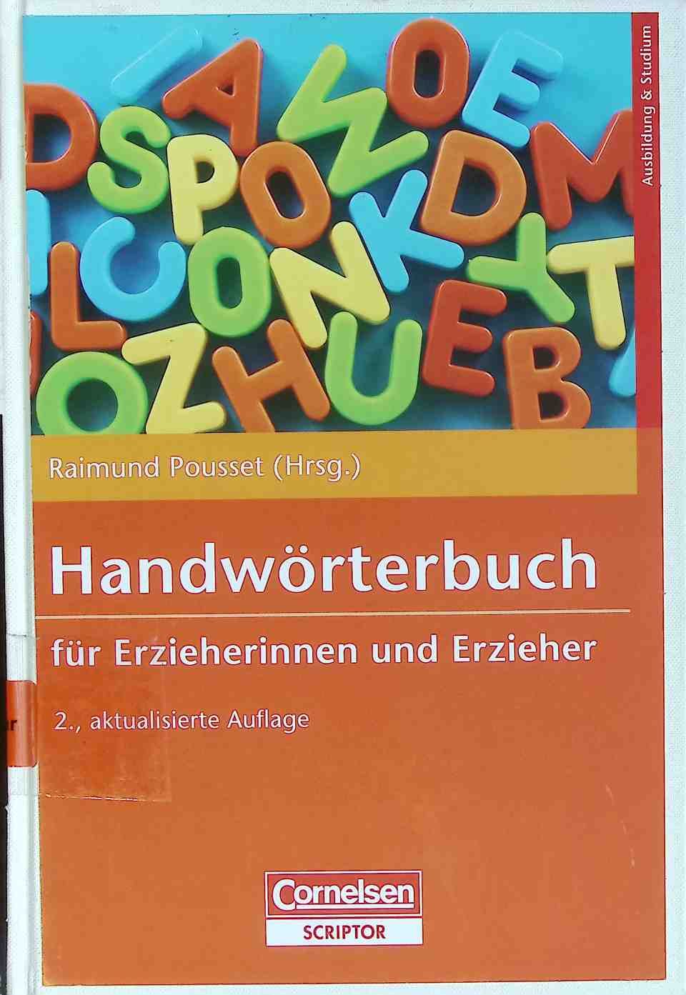 Handwörterbuch für Erzieherinnen und Erzieher