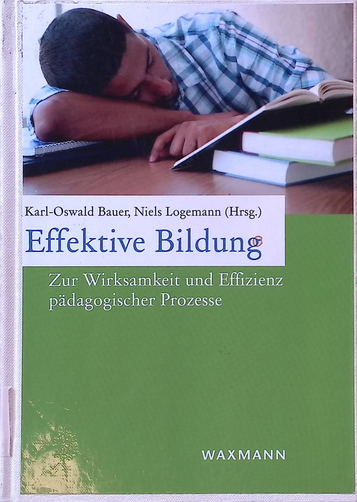 Effektive Bildung : zur Wirksamkeit und Effizienz pädagogischer Prozesse