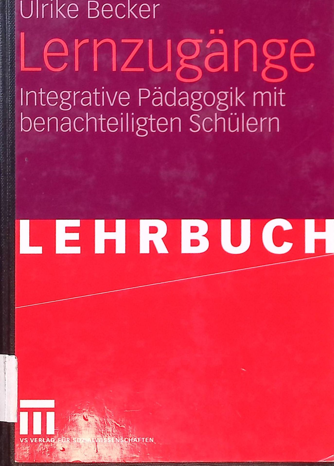 Lernzugänge : integrative Pädagogik mit benachteiligten Schülern