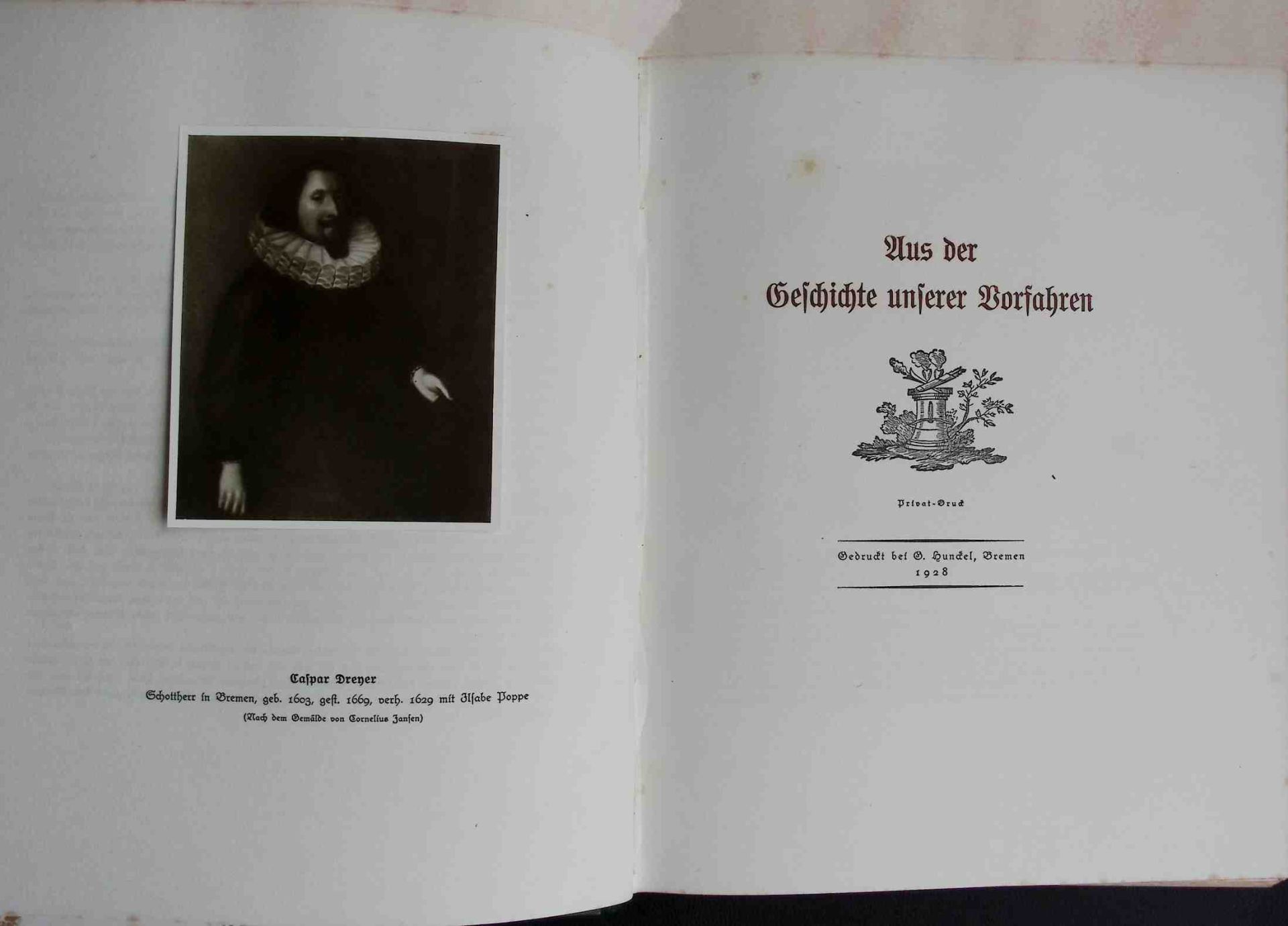 Aus der Geschichte der Familie Dreier (Dreyer). (SIGNIERTES EXEMPLAR)