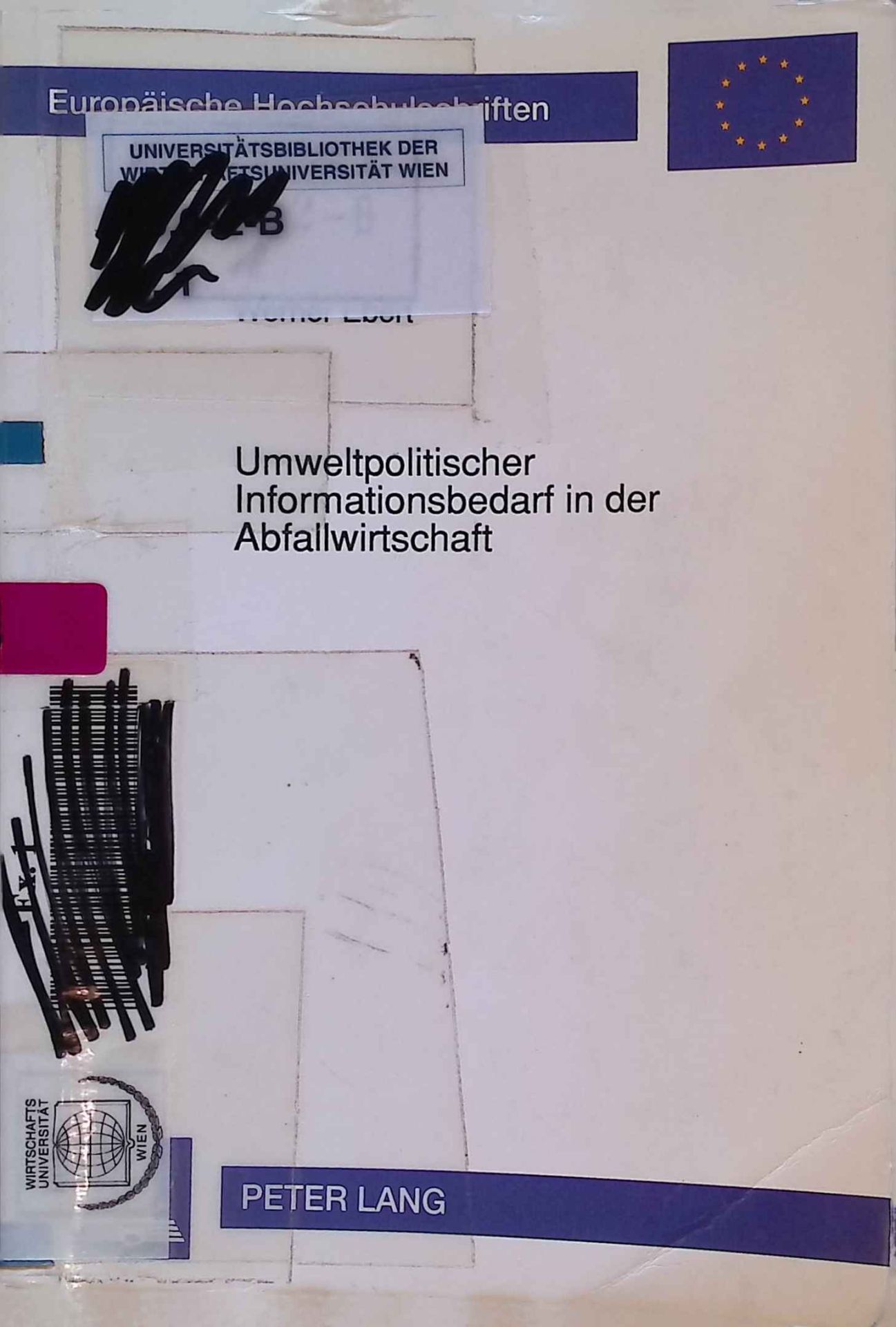 Umweltpolitischer Informationsbedarf in der Abfallwirtschaft