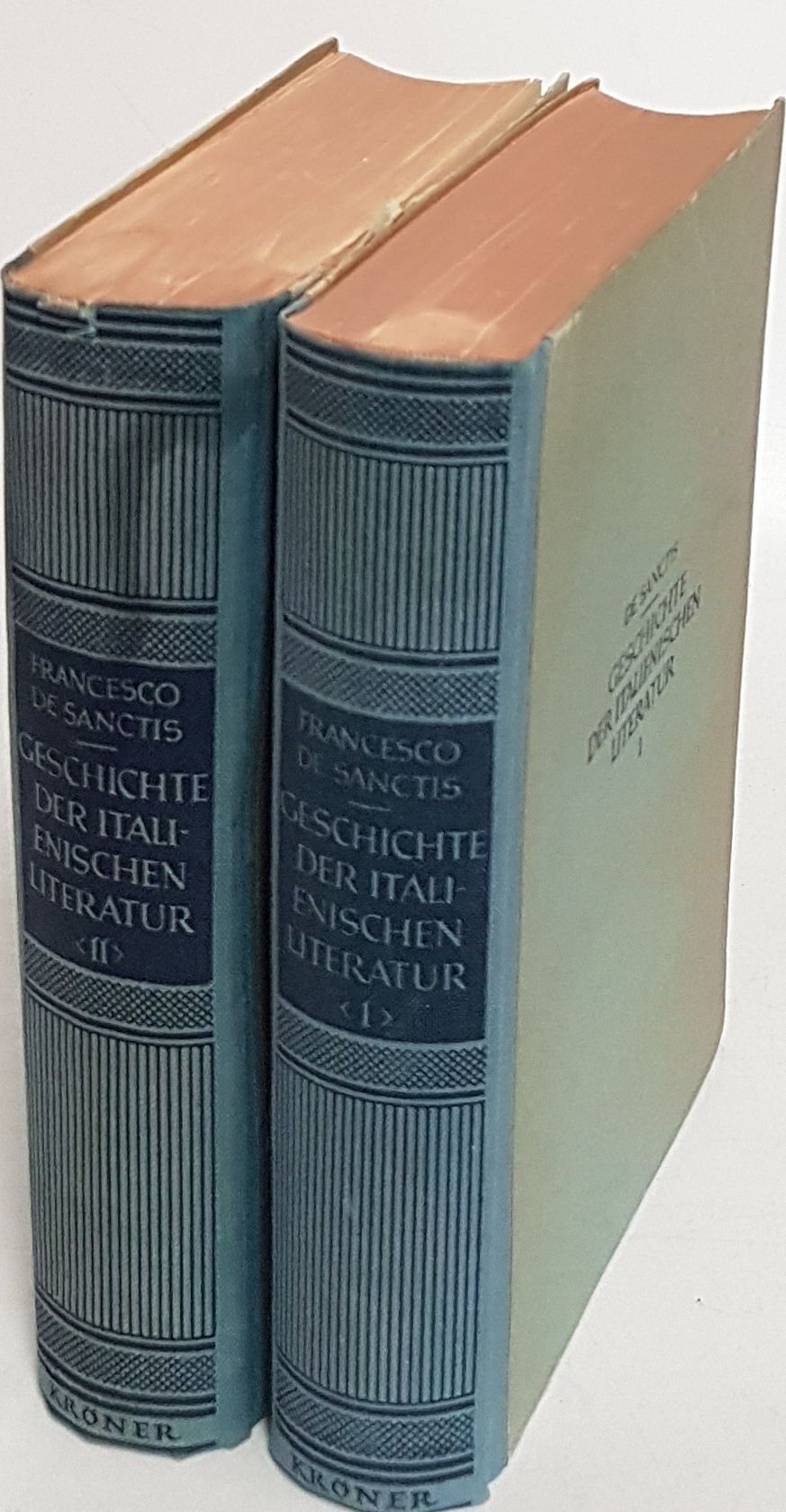 Geschichte der italienischen Literatur (2 Bände KOMPLETT) - Bd.1: Von den Anfängen bis zur Renaissance/ Bd.2: Von der Spätrenaissance bis zur Romantik