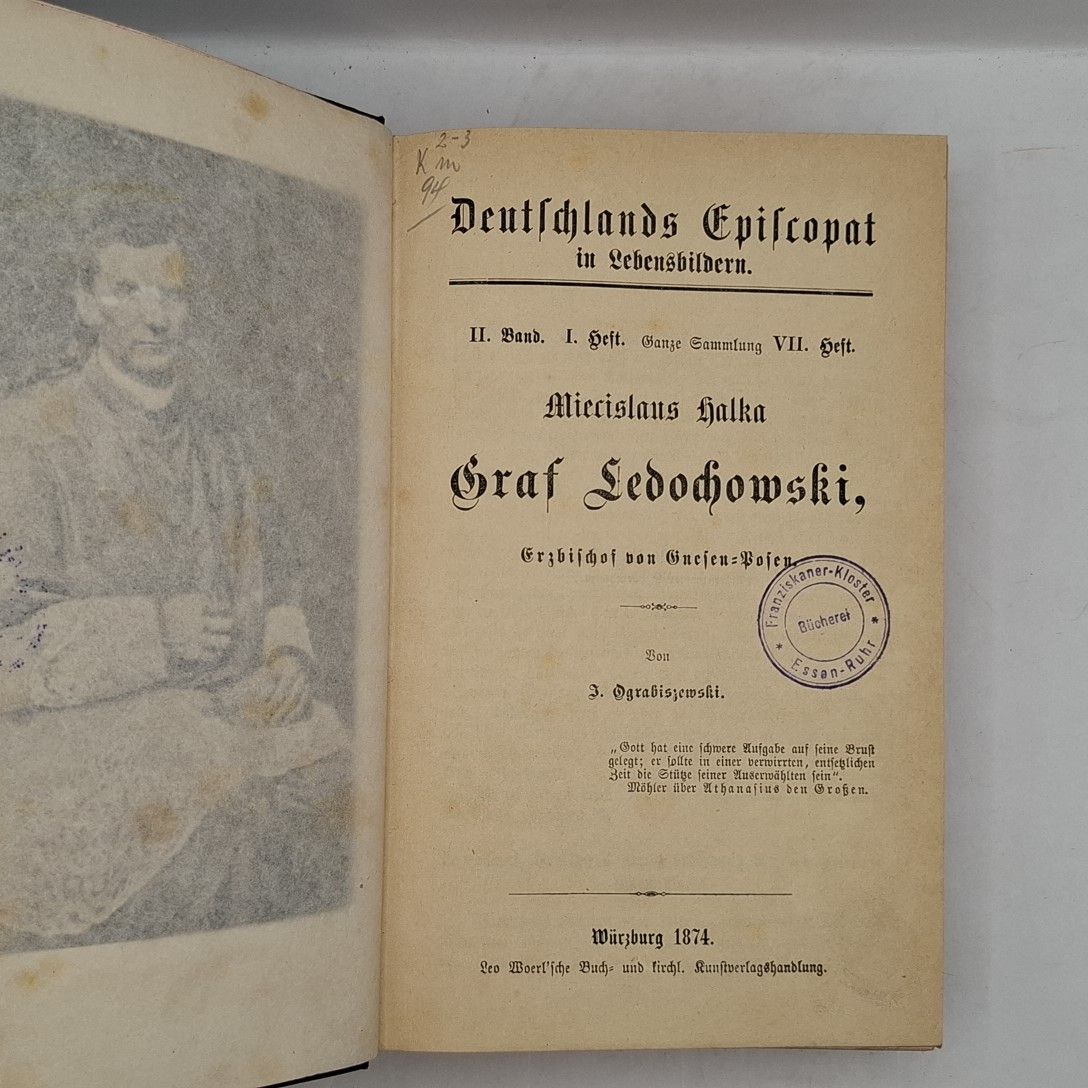 Deutschlands Episcopat in Lebensbildern: II. BAND (I.-VI. Heft)/ III. BAND (I.-VI. Heft) - (KOMPLETT in einem Buch)